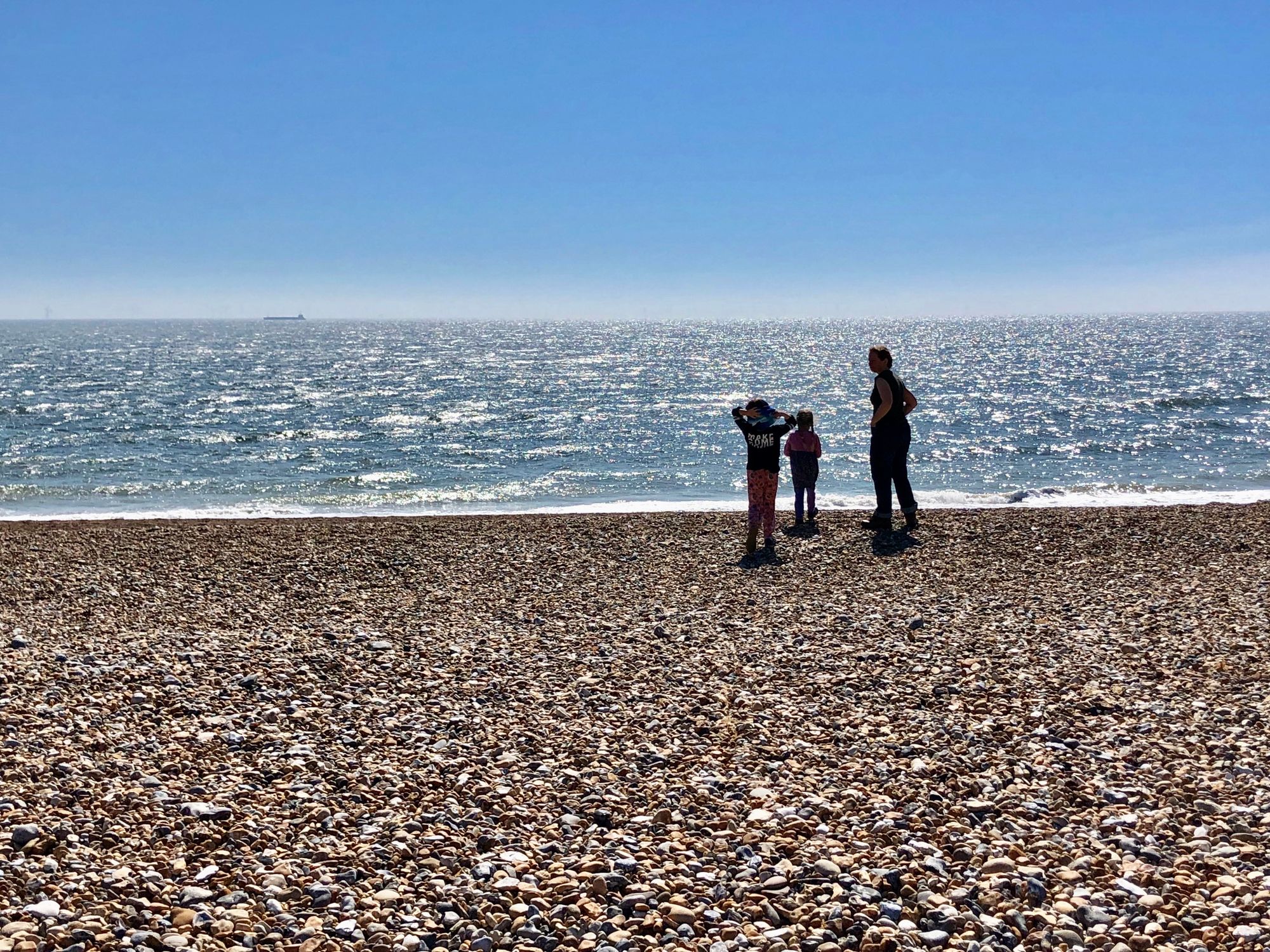 The Tinworth Family on Shoreham Beach