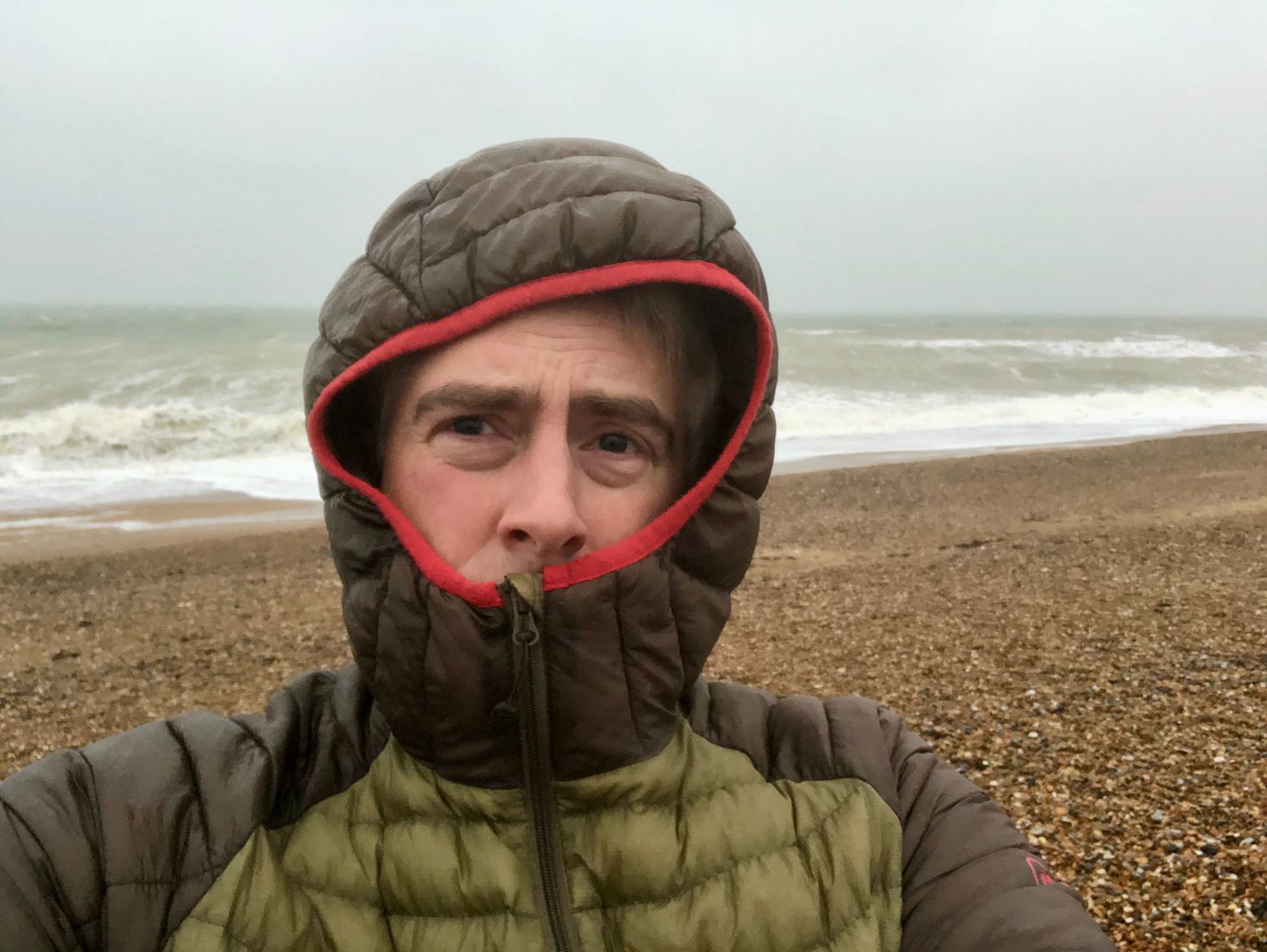 Blustery Beach Cleaning